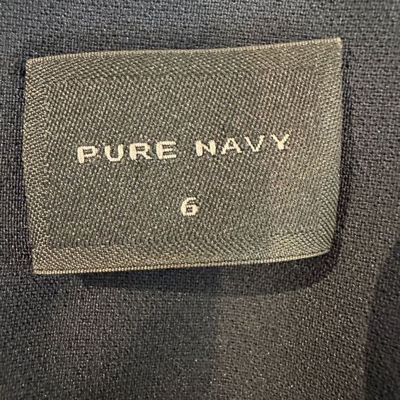 Pure Navy Cut Out Shoulder Sheath Dress Blue/Navy Size 6 - Picture 8 of 11